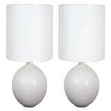 A Pair of Large Stoneware Design Technics Table Lamps.